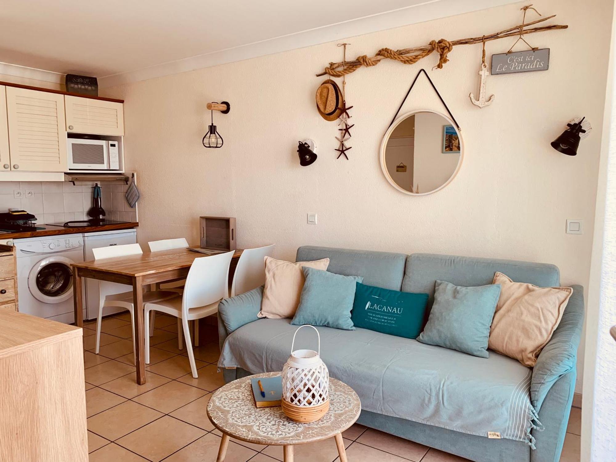 Appartement Rez-De-Chaussee Entre Dunes Et Ocean لاكانو المظهر الخارجي الصورة
